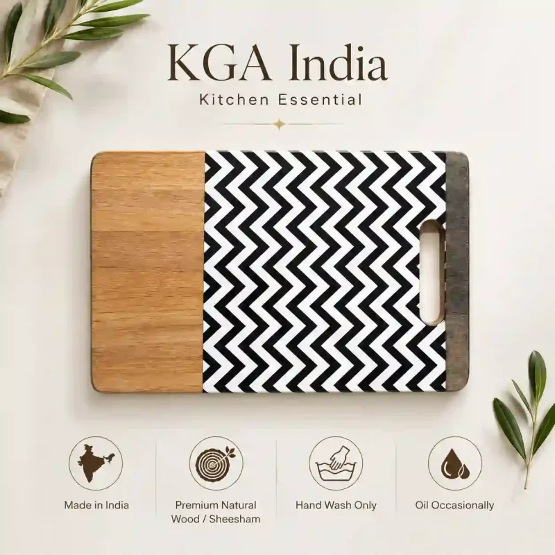 Wooden Chopping Board-16 Inch DLX - Kitchen (Set of 1)