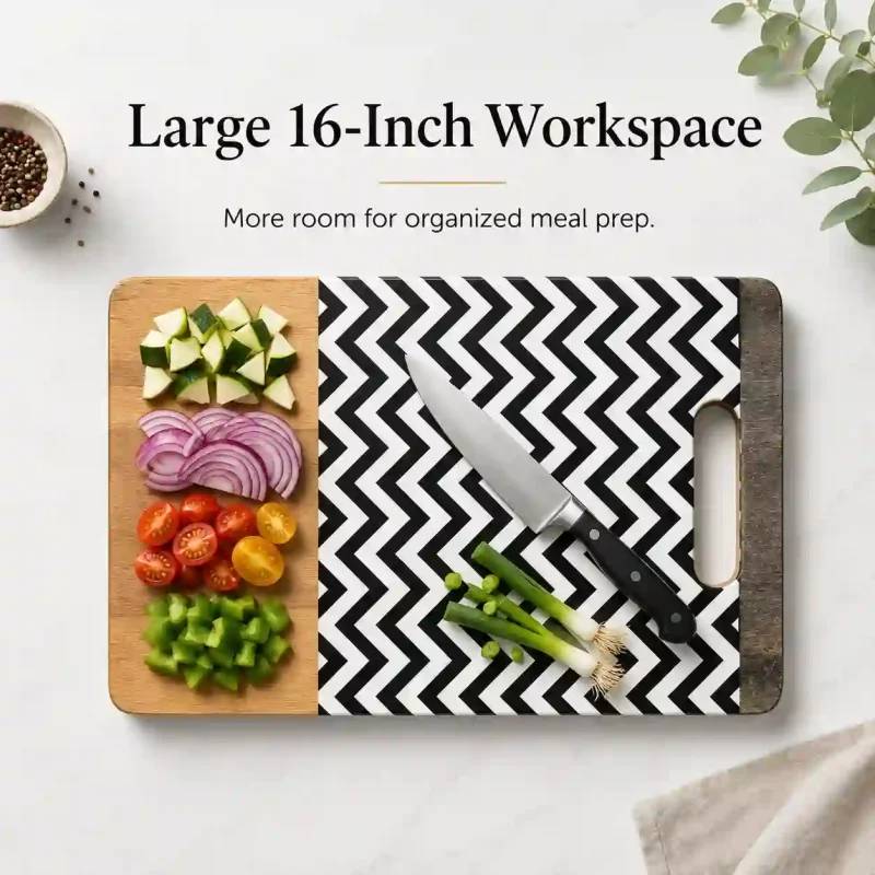 Wooden Chopping Board-16 Inch DLX - Kitchen (Set of 1)