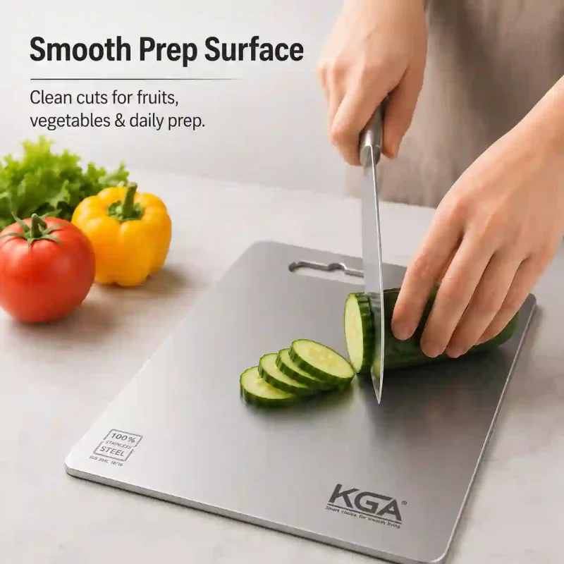 Stainless Steel Chopping Board-10x14 Inch (Set of 1)