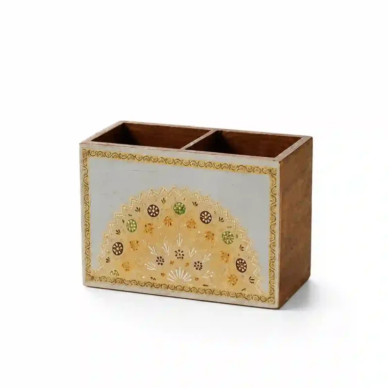 Signature Cutlery Holder With 2 Compartment - Holder (Set of 1)