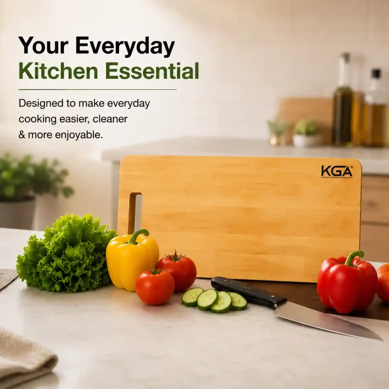 Chopping Board 14 Inch - Large Food Grade Cutting (Set of 1)