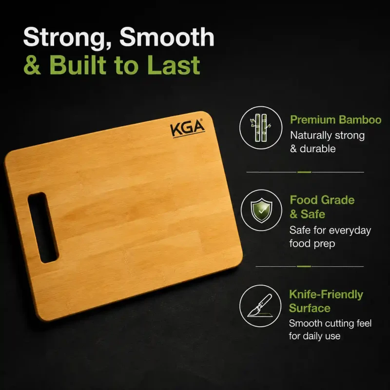 Chopping Board 14 Inch - Large Food Grade Cutting (Set of 1)