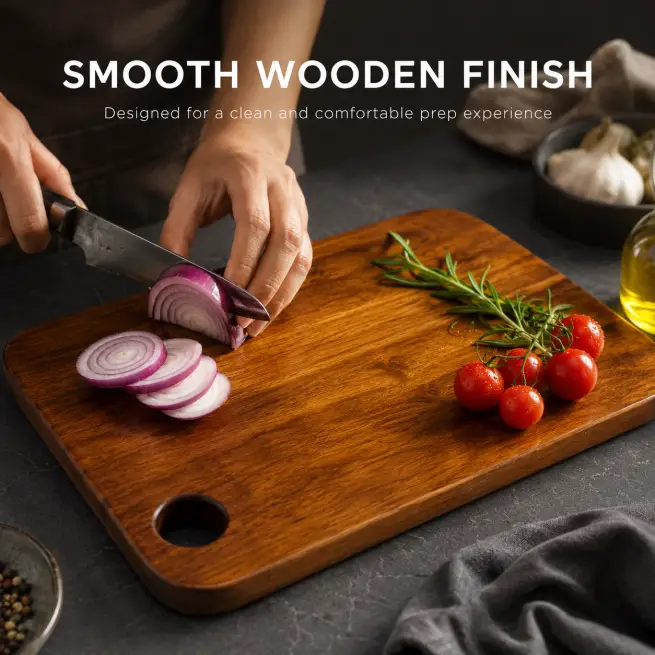 Colored Chopping Board - Food Grade Cutting (Set of 1)