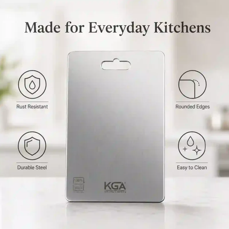 Stainless Steel Chopping Board-10x14 Inch (Set of 1)