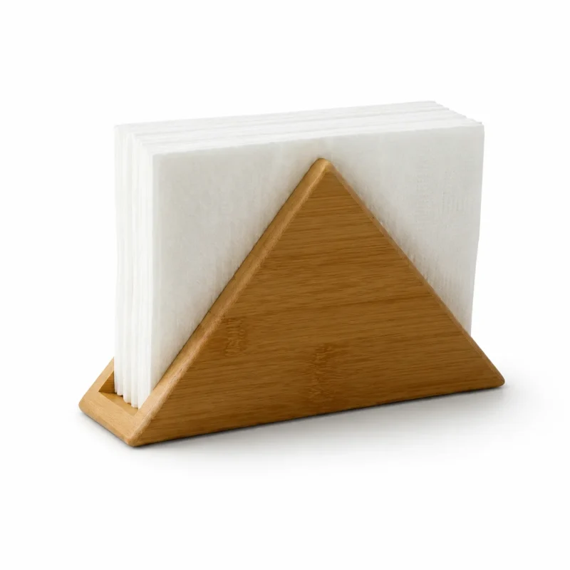 Triangular Napkin Stand - Modern Tissue Holder (Set of 1)