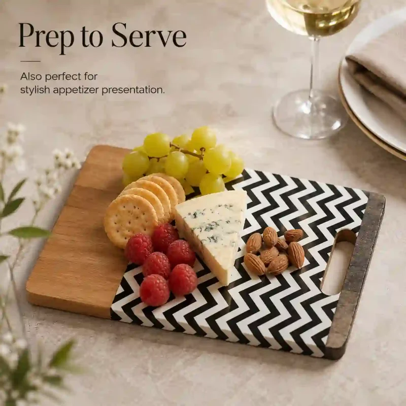Wooden Chopping Board-16 Inch DLX - Kitchen (Set of 1)