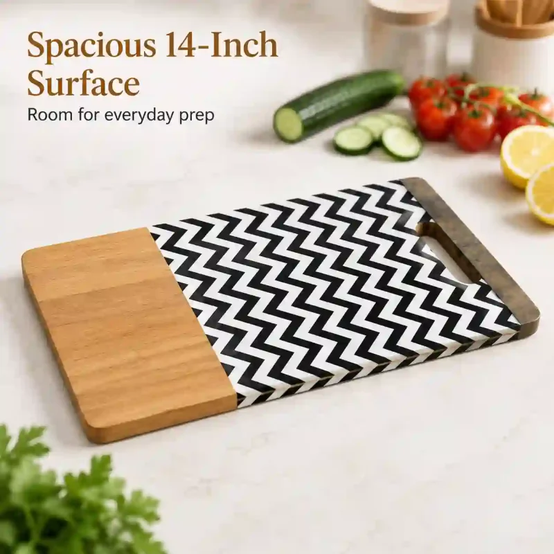 Wooden Chopping Board-14 Inch DLX-Kitchen (Set of 1)