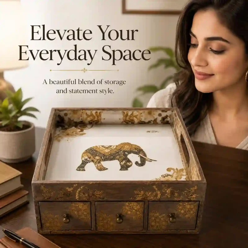 Signature Desk Organiser-Premium Office Storage (Set of 1)