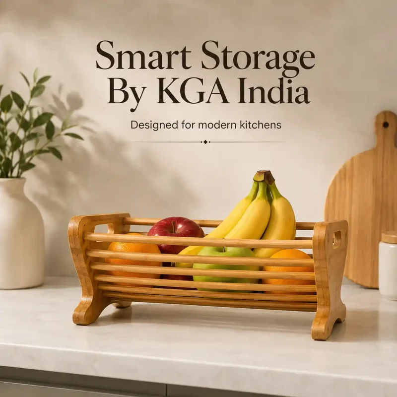 Modern Kitchen Fruit Basket-Stylish Table Storage (Set of 1)