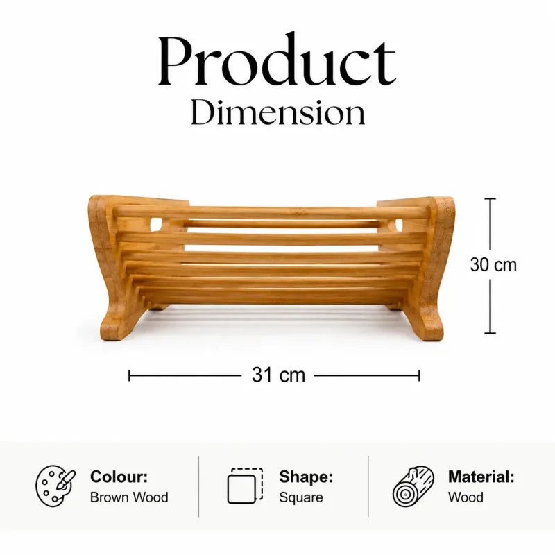 Modern Kitchen Fruit Basket-Stylish Table Storage (Set of 1)