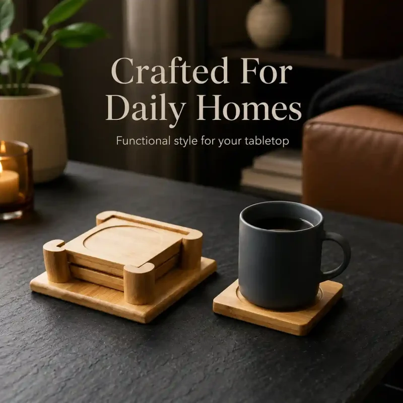 Rectangular Table 2 Coaster-Stylish Heat Resistant (Set of 1)
