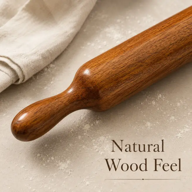 Sheesham Wood Belan-14 Inch Rolling Pin (Set of 1)
