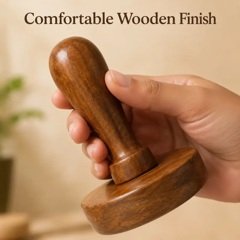 Sheesham Wood Mesher-Handcrafted Vegetable (Set of 1)