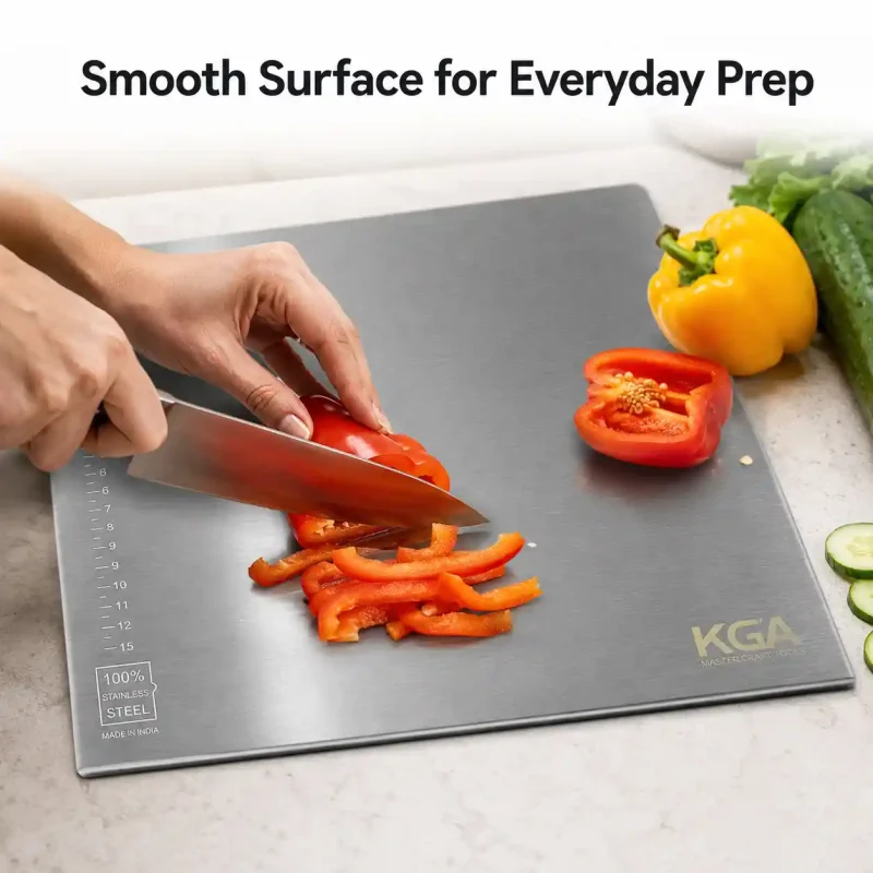 Stainless Steel Chopping Board - 16x11 Inch (Set of 1)
