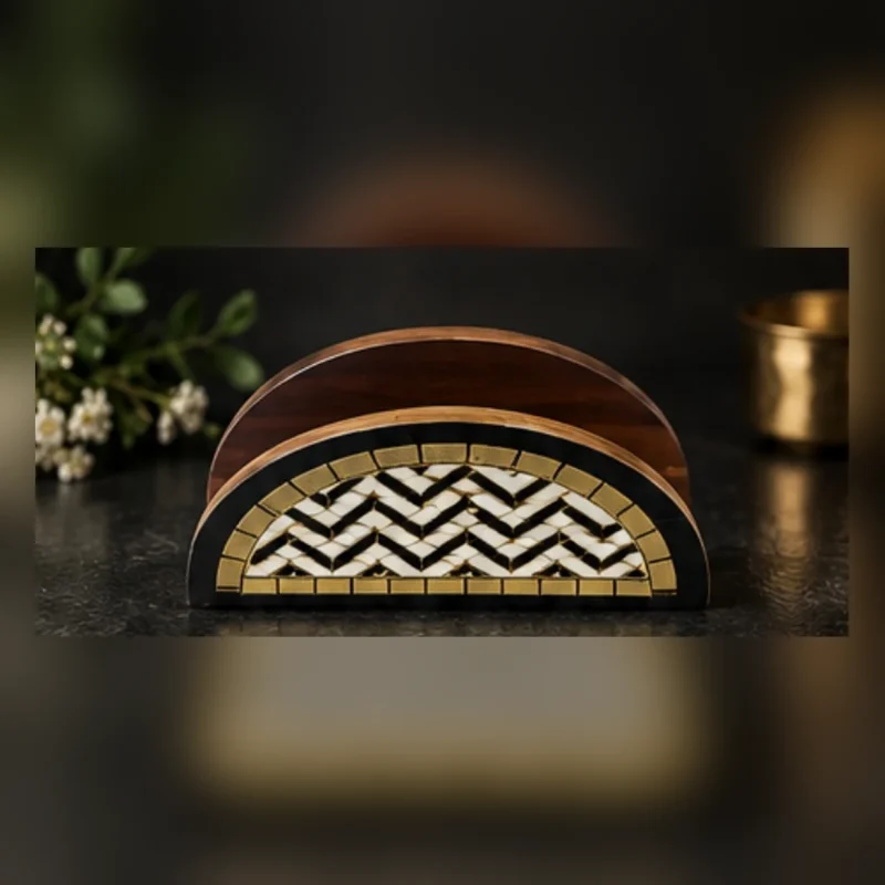 Signature D-Shape Napkin Holder | Small
